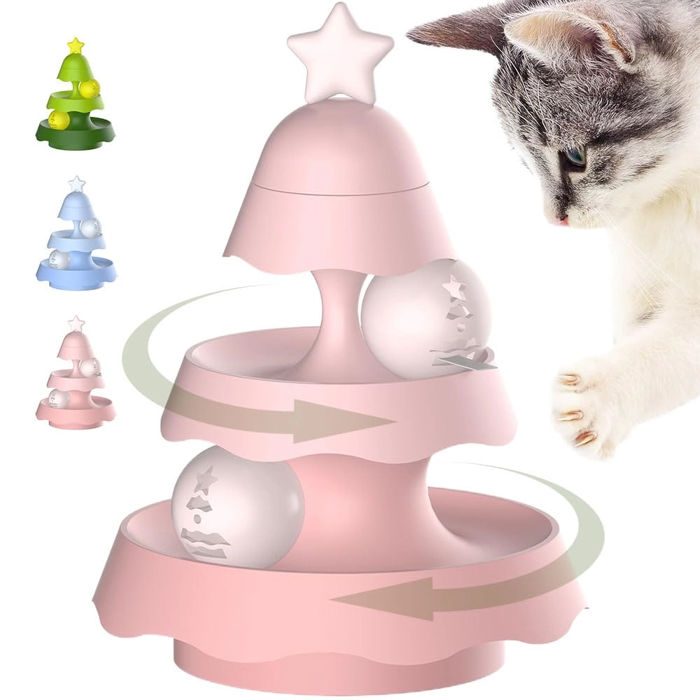 BAUFIX Cat Toy Ball Turntable - Kittens