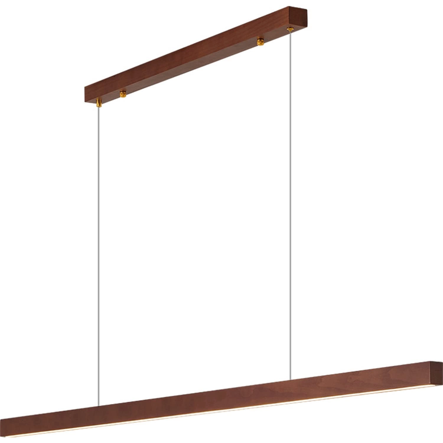 Wooden Linear Ceiling Light - 3000K-6000K Dimmable
