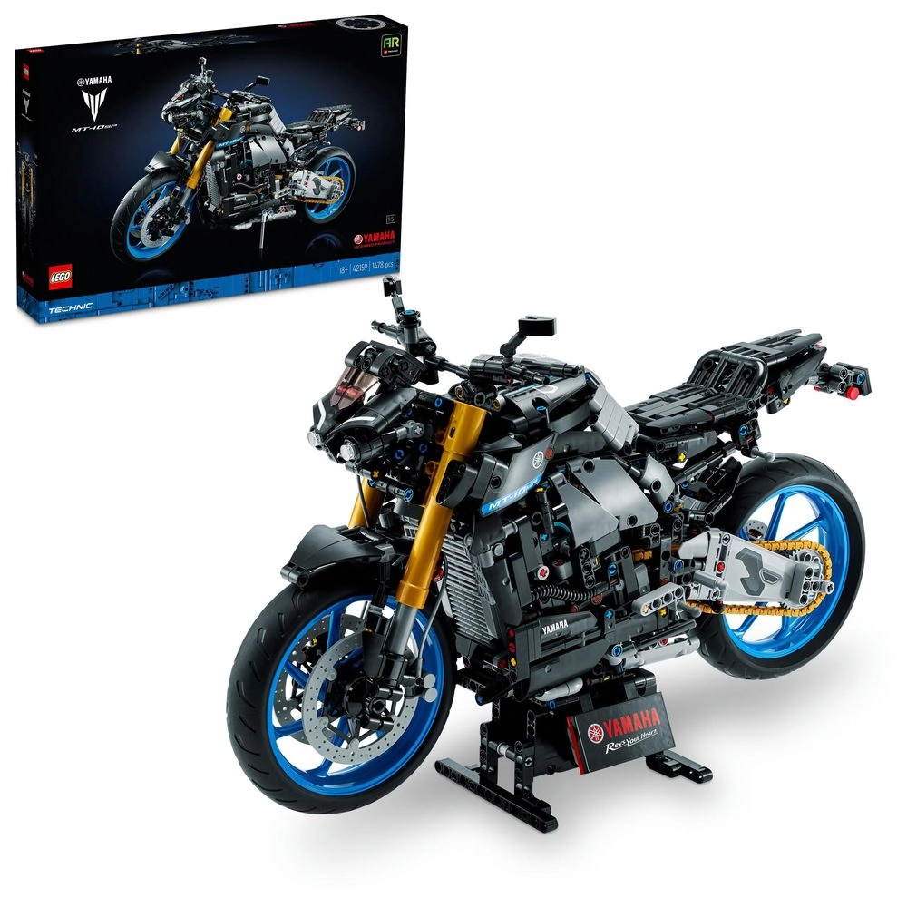 LEGO Technic Yamaha MT-10 SP (42159) - 4-cylinder engine functional steering