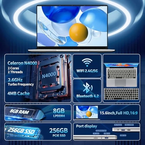 ECOBOOK - 15.6'' N4000 8GB DDR4 256GB SSD