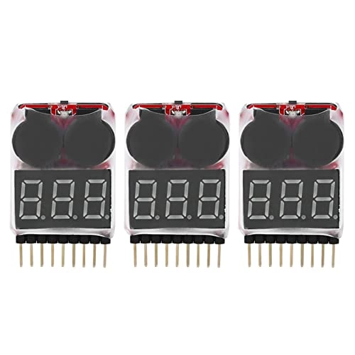 RC 1S-8S LIPO Battery LED TAR ALARM DENETER