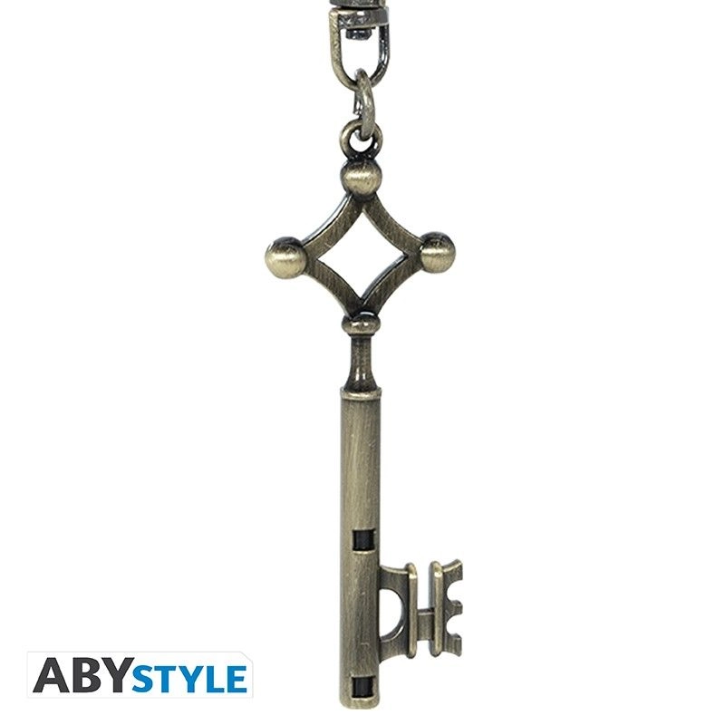 ABYstyle ATTACK ON TITAN Keychain 3D "Eren's key" - high quality metal 6.8cm x 2.3cm x 0.5cm