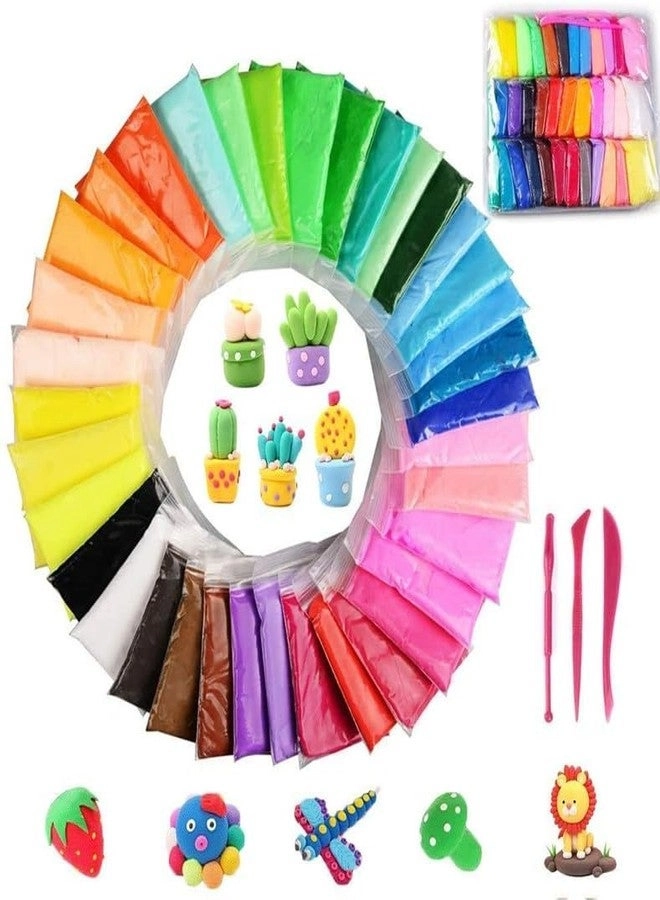 Air Dry Clay - Non-Toxic Soft 12pcs.