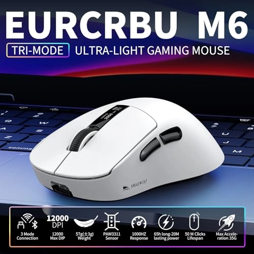 M6 Gaming Mouse - Tri-mode