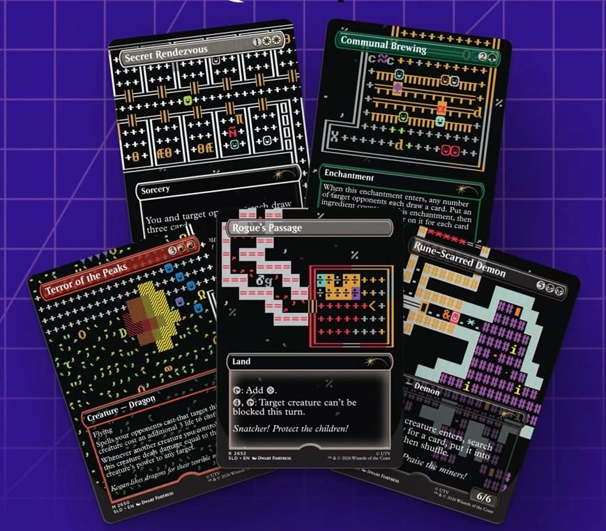 MTG Decks & More Secret Lair x Dwarf Fortress: Create New World - Non-Foil Edition