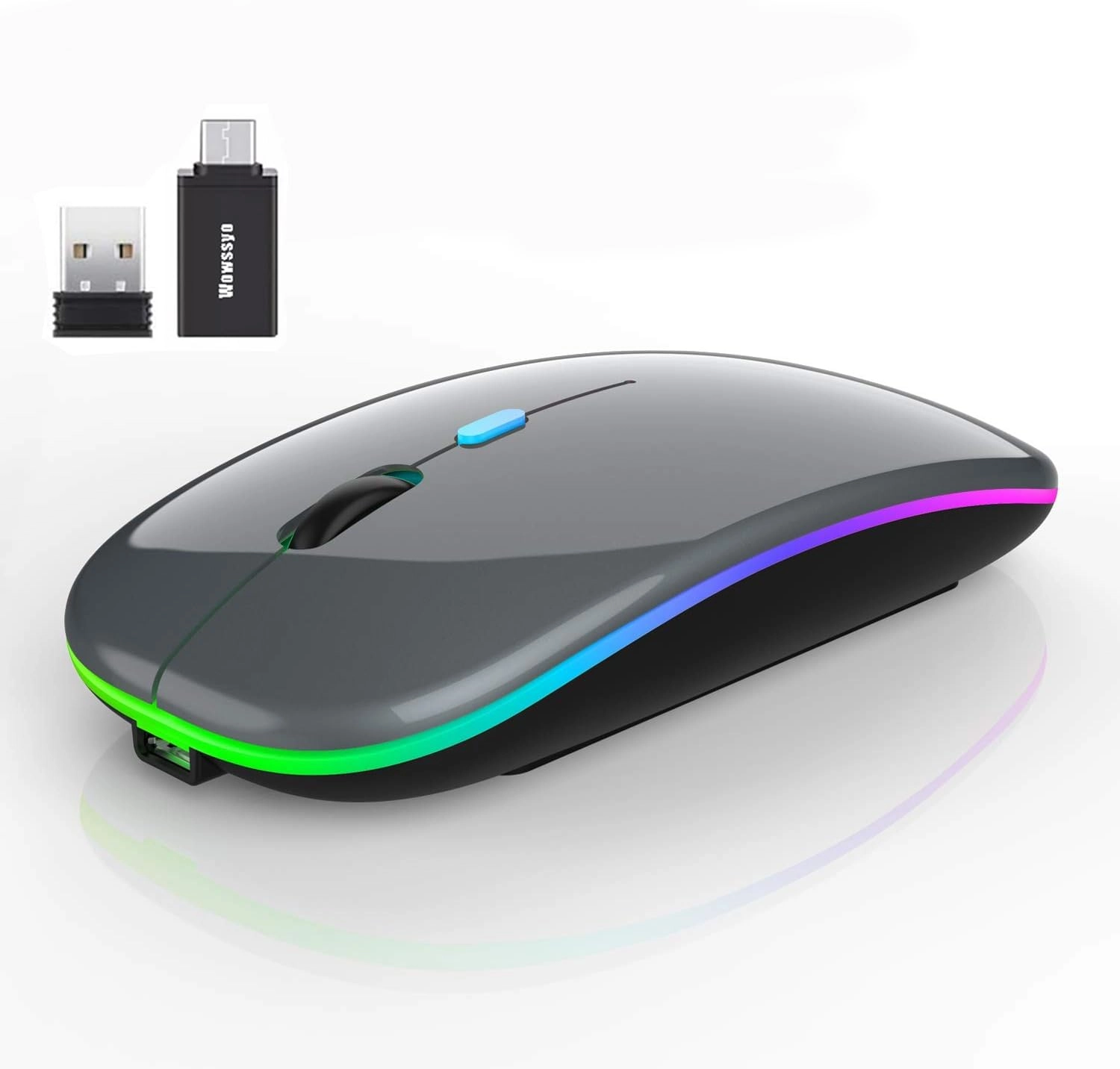Vertical Ergonomic Optical Mouse - Bluetooth Wi-Fi