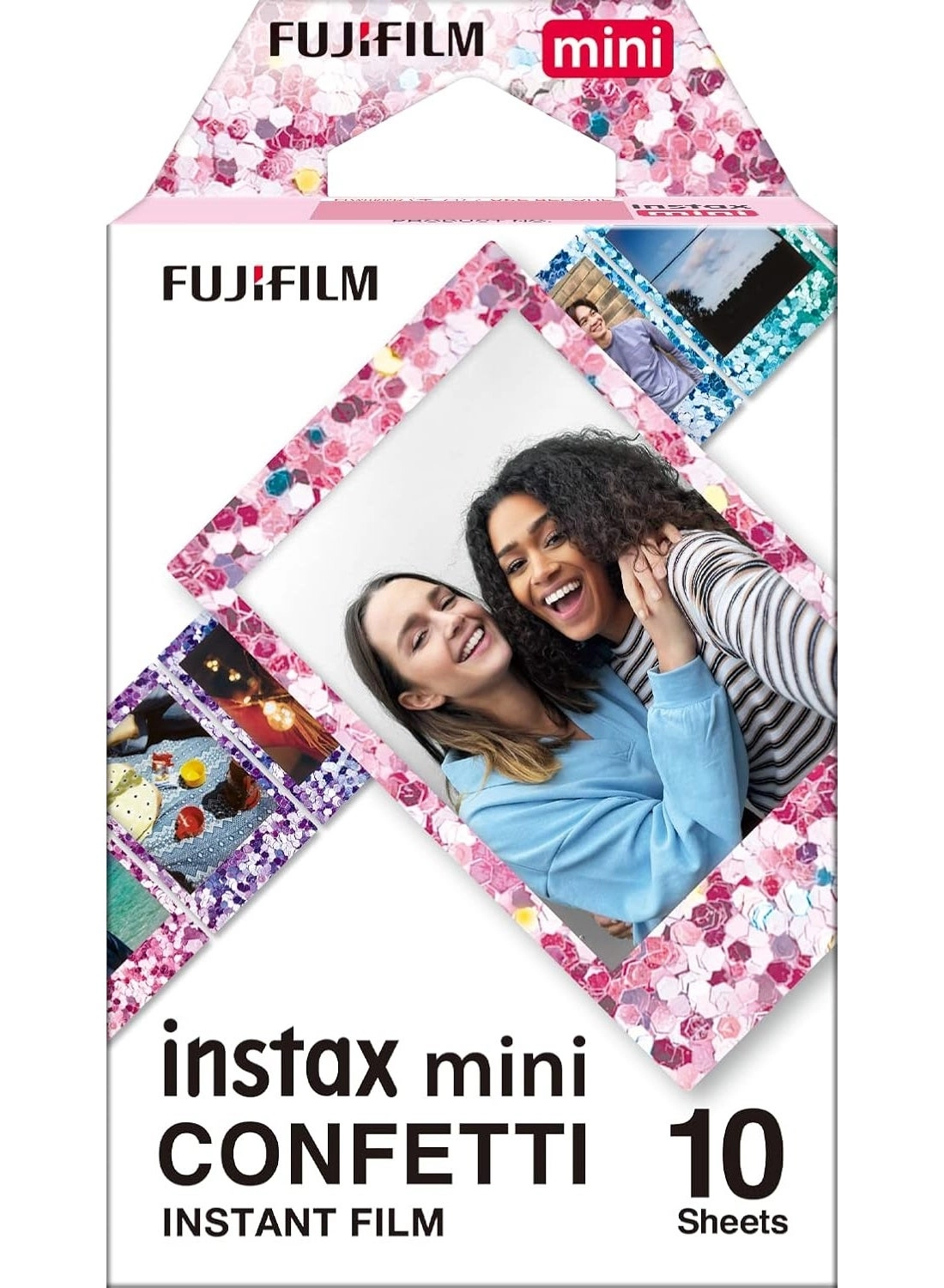 Mini EVO - Hybrid Instant + Camera Case - Pink + Mini Film Sheets - 20 + microSD Card - 32GB