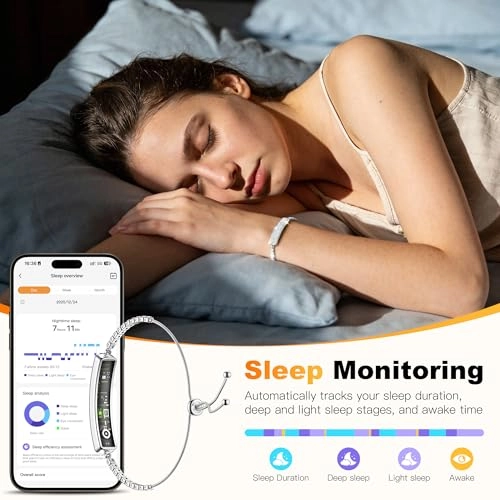 Smart Bracelet - 24/7 Heart Rate 24H Sleep Pink