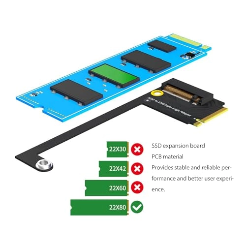 Rog Ally Handheld Conversion 2230 to 2280 SSD Expansion Board
