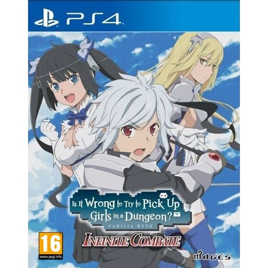 sony ps4 IS IT WRONG TO TRY TO PICK UP GIRLS IN A DUNGEON? INFINITE COMBATE - Playstation 4