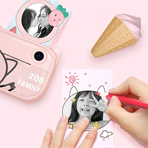 Children Instant Print Camera - 12MP 1080P 32GB