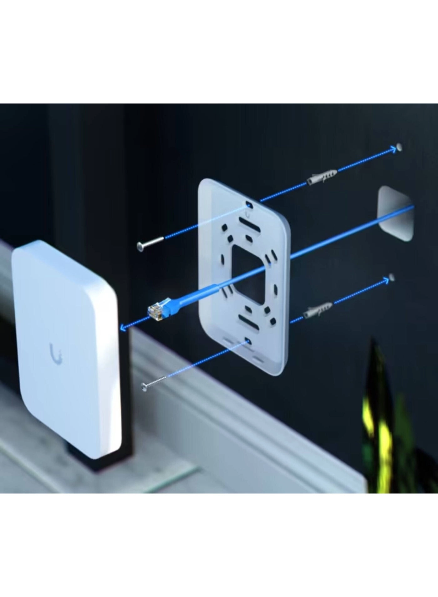 U7-in-wall - Dual-Band 2.5GbE MU-MIMO