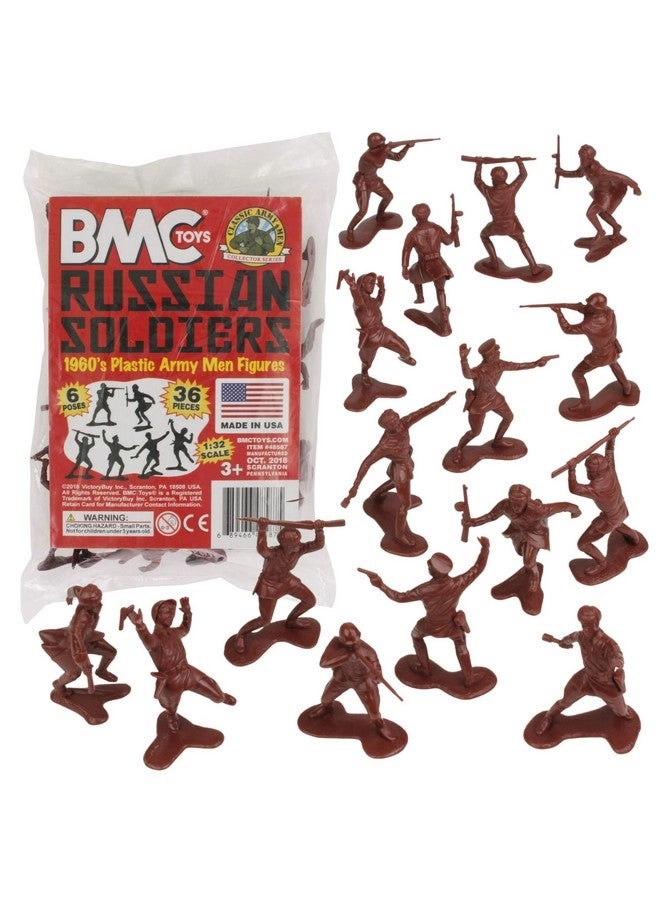 BMC Toys Russian Plastic Army Men 36 pcs