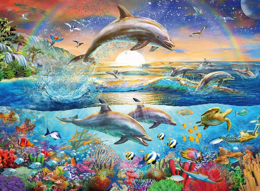 Dolphin Paradise Puzzle (622-12895_2) - 300 pcs