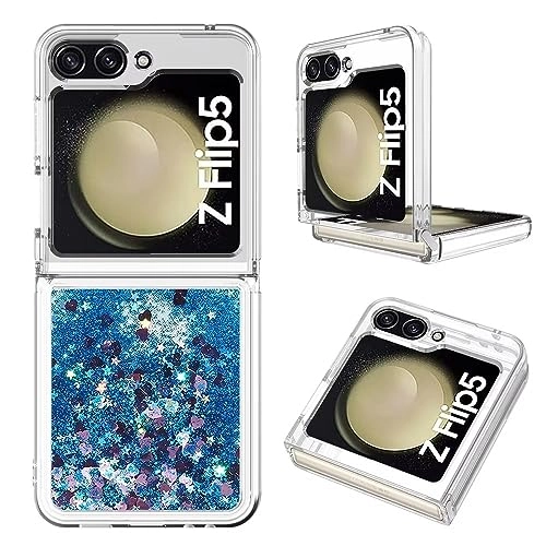 Sparkle Floating Liquid Case - Polyurethane Silicone for Samsung Galaxy Z Flip 5