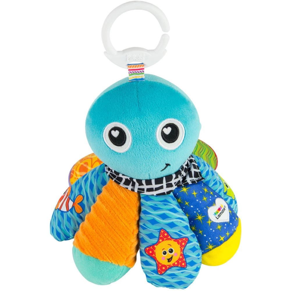 Salty Sam Octopus Clip On Toy - Suitable for 0 to 2 Years