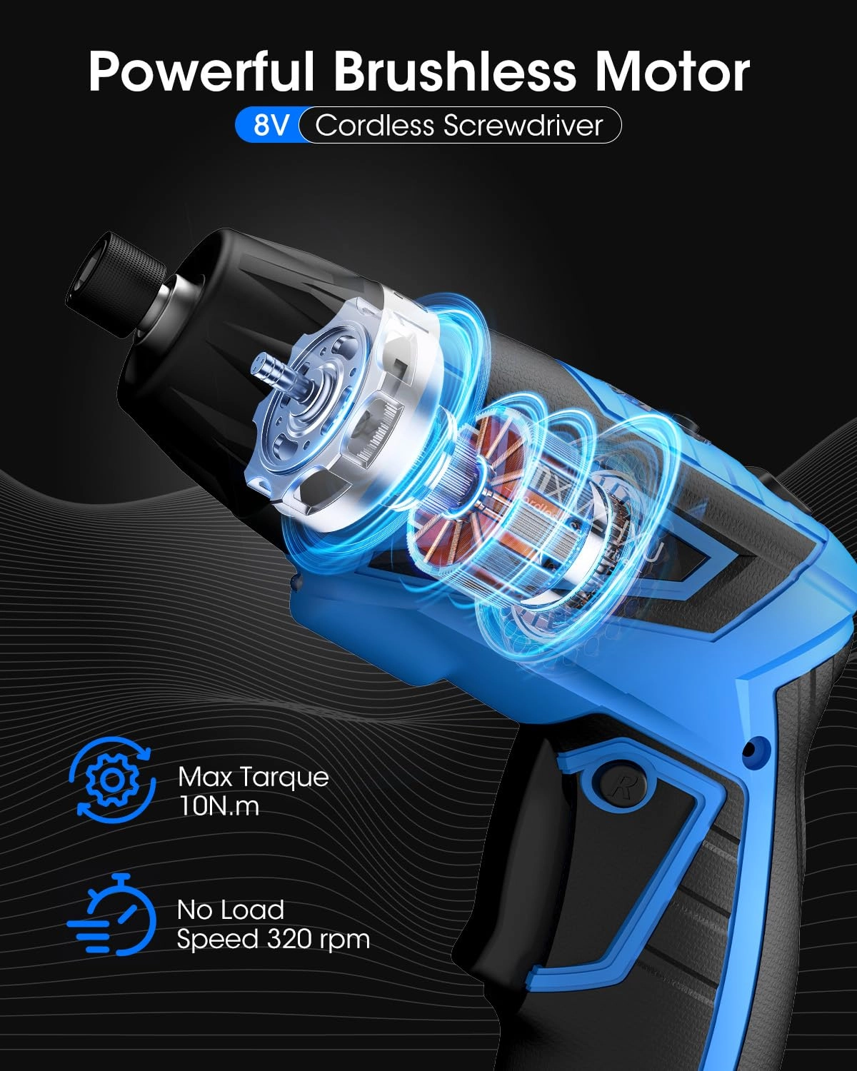 Cordless Screwdriver - 2000mAh
