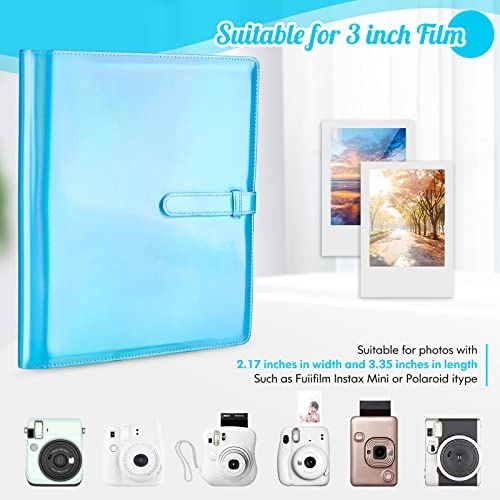 3.5x2.3" 360 Pockets Hard PU Leather Photo Album