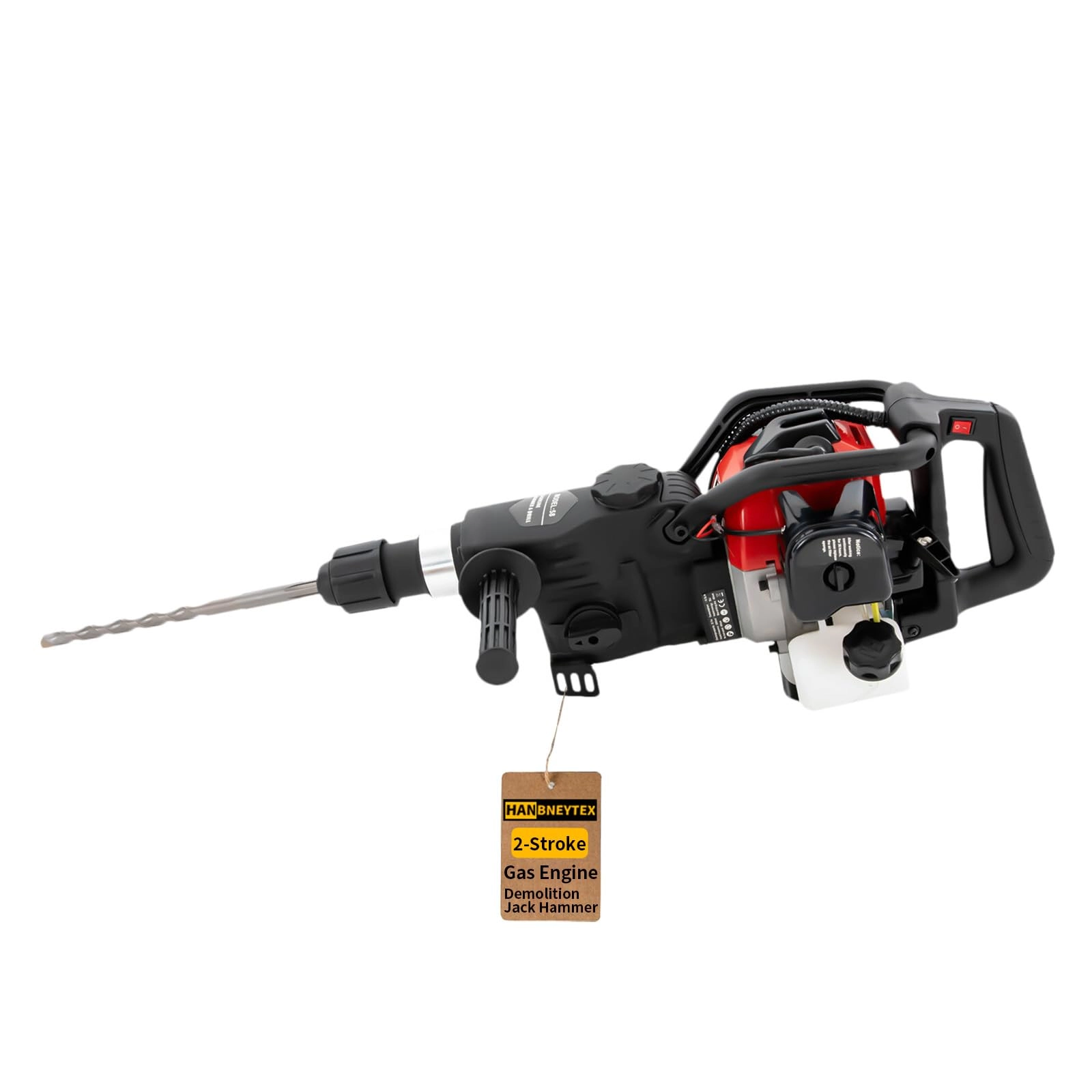 HanbenyTex 32.6CC 2 Stroke Gas Powered Demolition Jack Hammer - 1000W