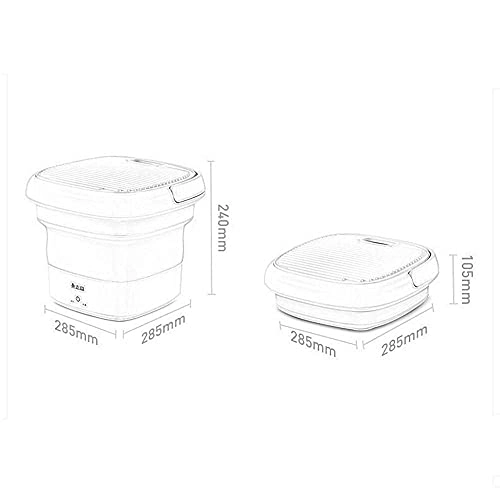 Portable Washing Machine - Mini Single Tub Timing Function