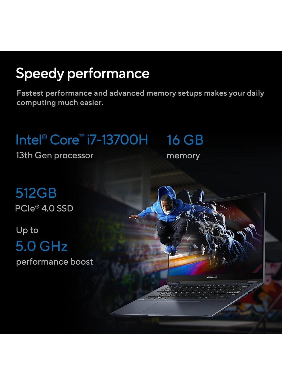 Vivobook S 14 Flip TP3402VA - 14'' Core i7-13700H 16GB DDR4 512GB SSD