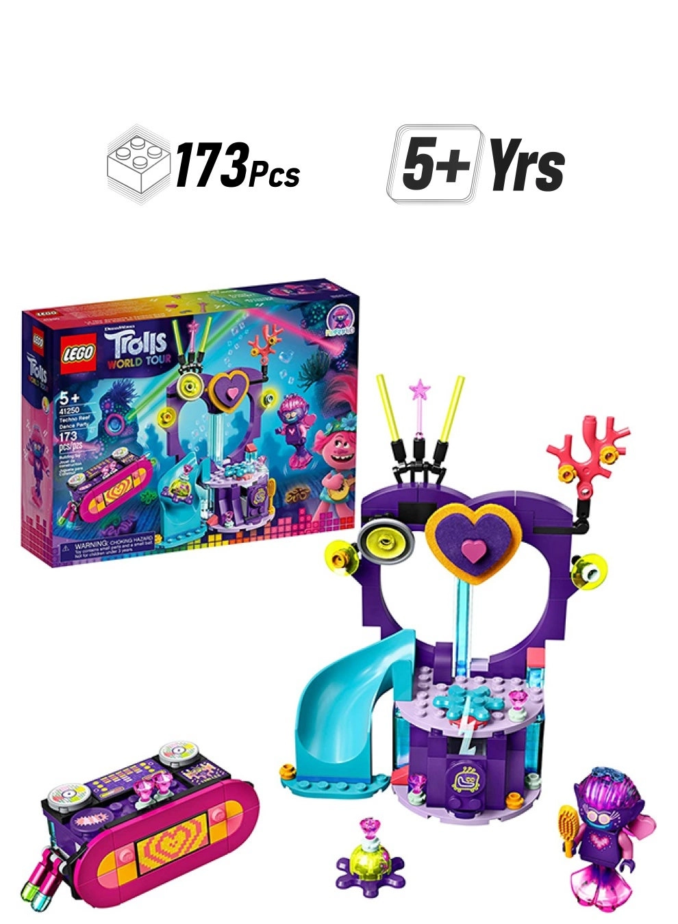 LEGO Trolls World Tour Techno Reef Dance Party (41250)