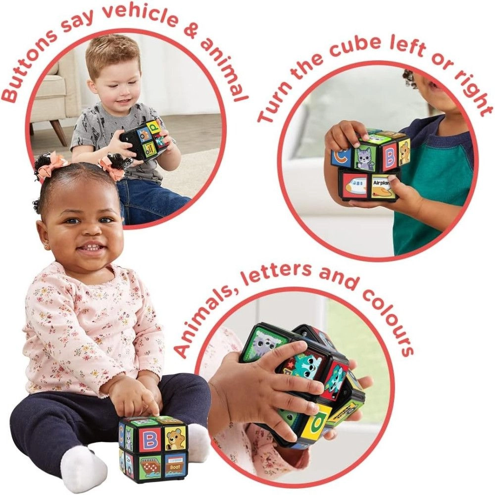 Twist & Teach Animal Cube - 1-3 Years