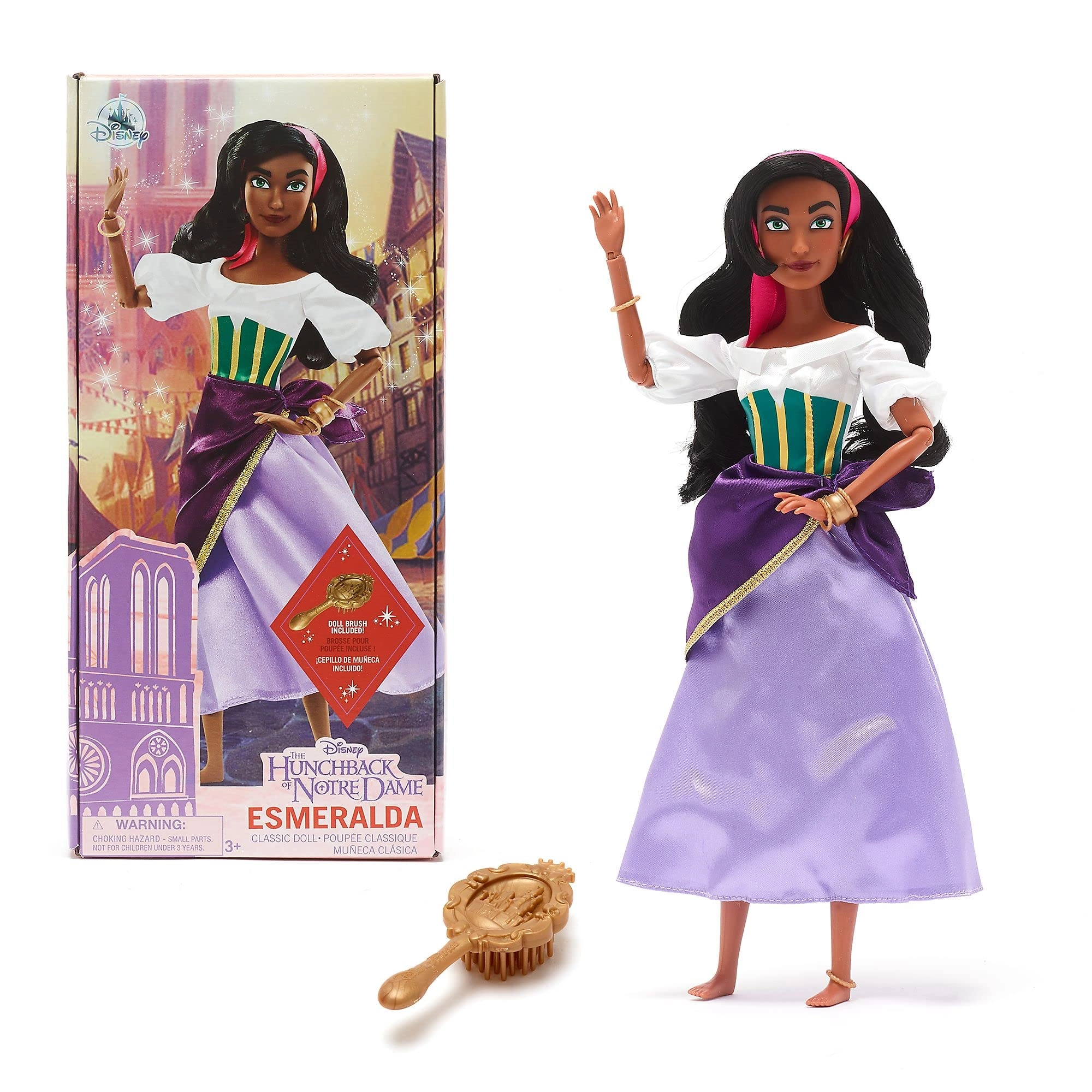 Disney Store Esmeralda Classic Doll - 11 Inches Plastic Ages 3+