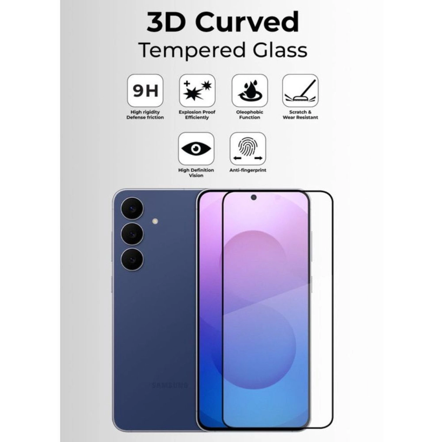 MagSafe Case - Assorted + Tempered Glass Screen Protector for Samsung S25 FE