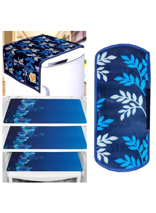 Fridge Top Cover + Handle Cover + Fridge Mat