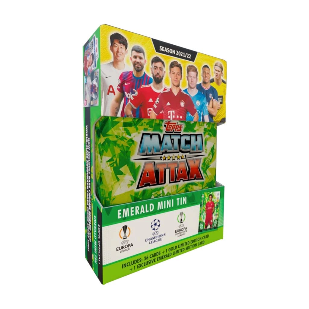 Champions League Topps Match Attax - 38 card per tin + 1 Limited Edition