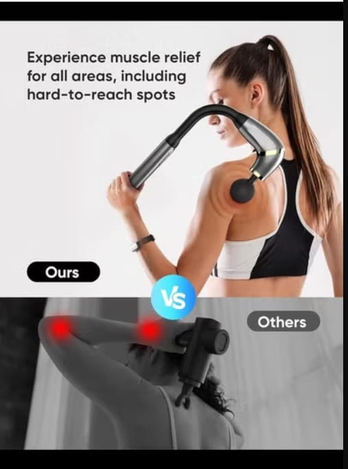 693039321408 Massage Gun - Deep Tissue 4 Heads