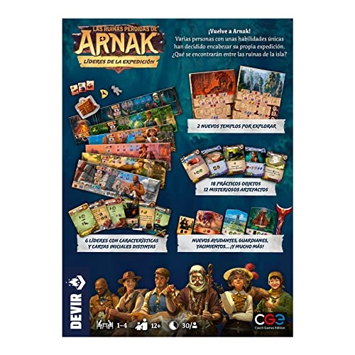 The Lost Ruins of Arnak: Expedition Guide (Spanish)