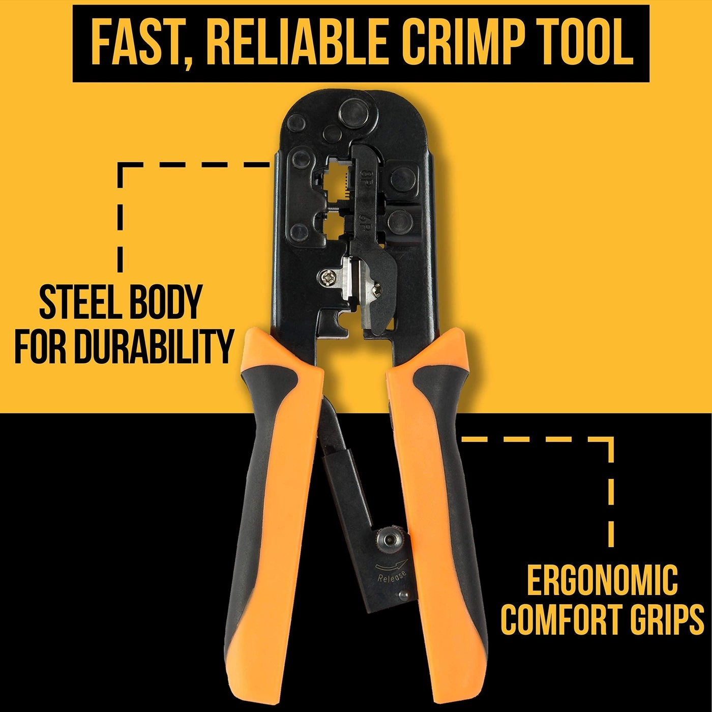 Professional Network Tool Kit - RJ45 Crimper Cable Tester