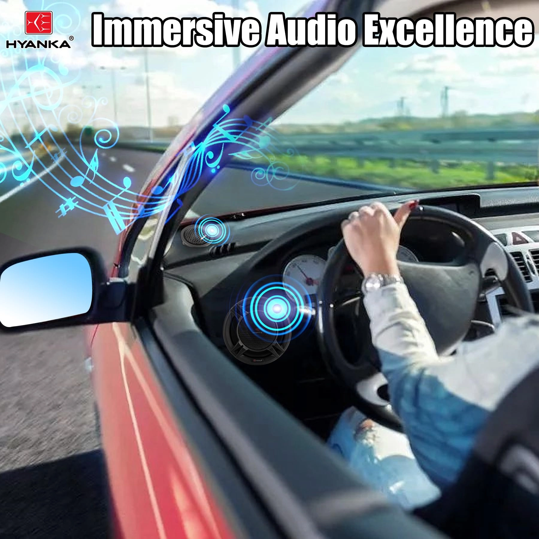 HCM-65 - 6.5 Inches 6.5 Component Car Speakers