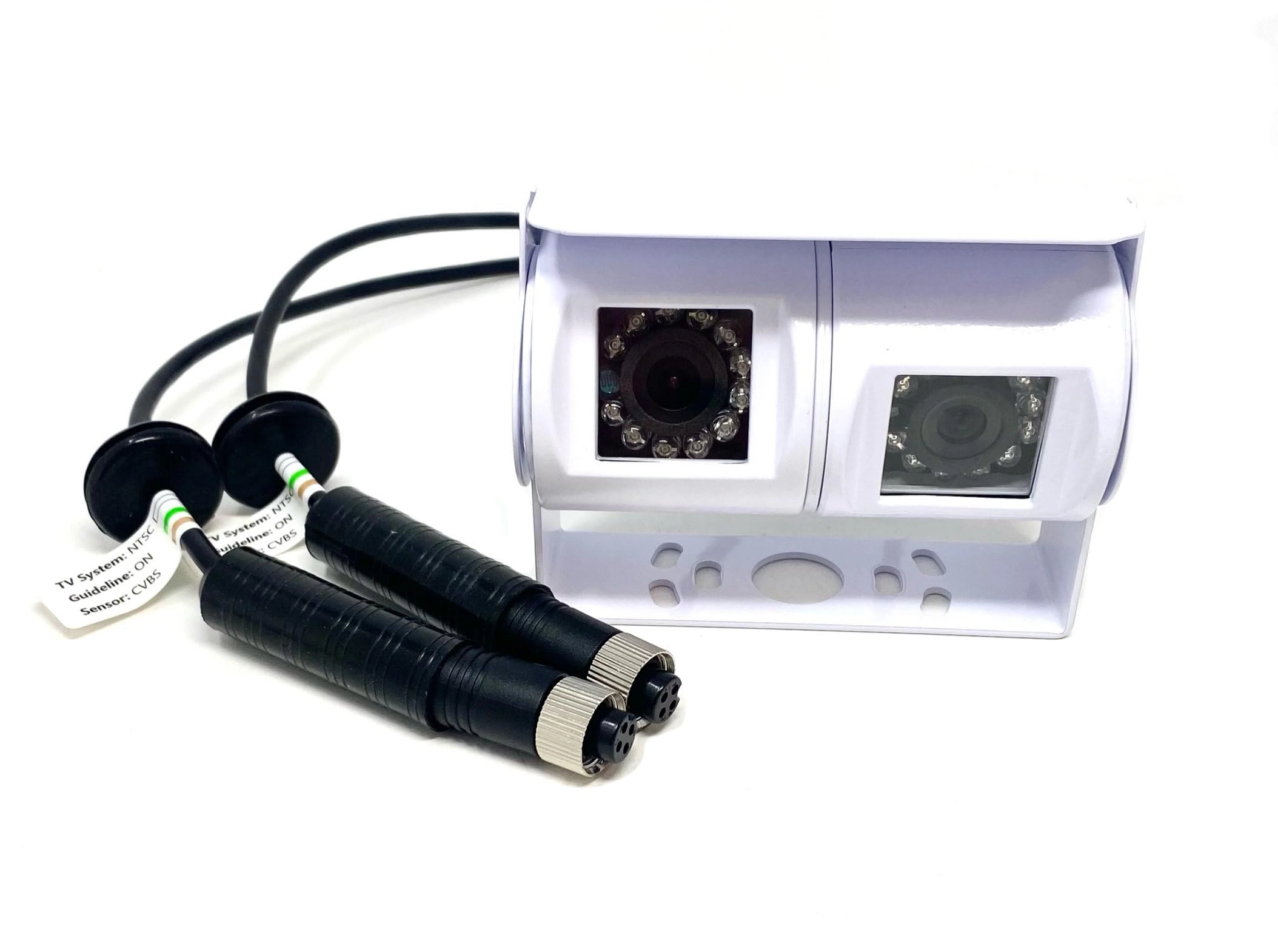 Dual Motorhome Reversing and Rearview Camera - Night vision Phono cabling 720p