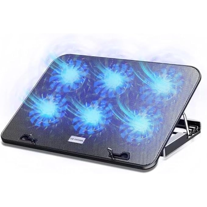 LAPTOP COOLING PAD - 12-17 INCH 6 QUIET FANS