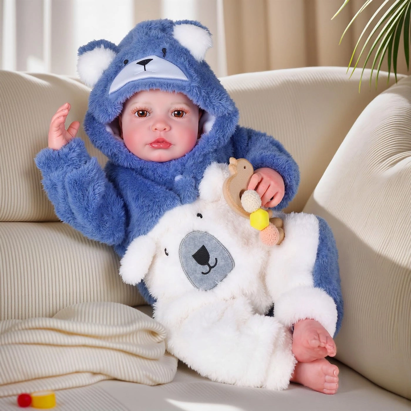 Carina Reborn Baby Doll - 20 Inch Soft Vinyl Boy