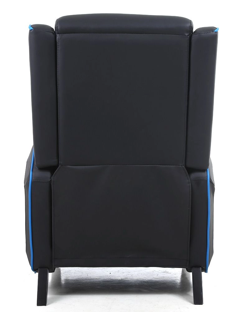 GT-ELITE - Black & Blue Diamond Shape PU Leather