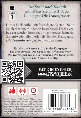 Arkham Horror: LCG - The search for Kadath (German)