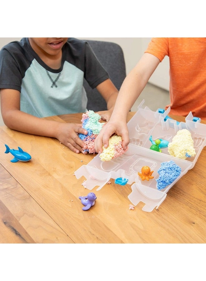 Playfoam GO! Squishy Sandcastle Play Set - Assorted Colors 5 Sand Animal Toys