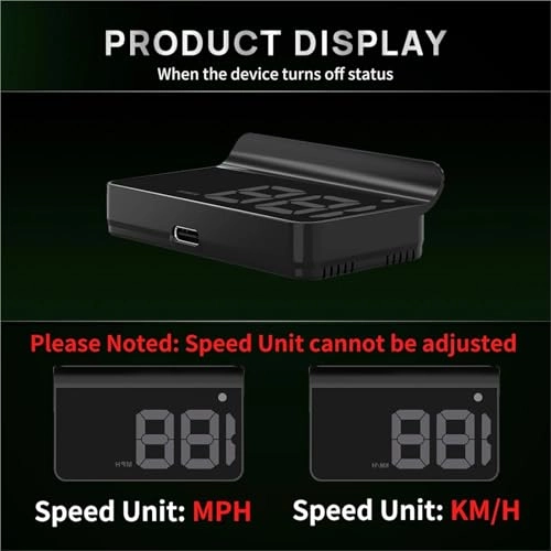 HUD Windshield Speed Projector - GPS HD