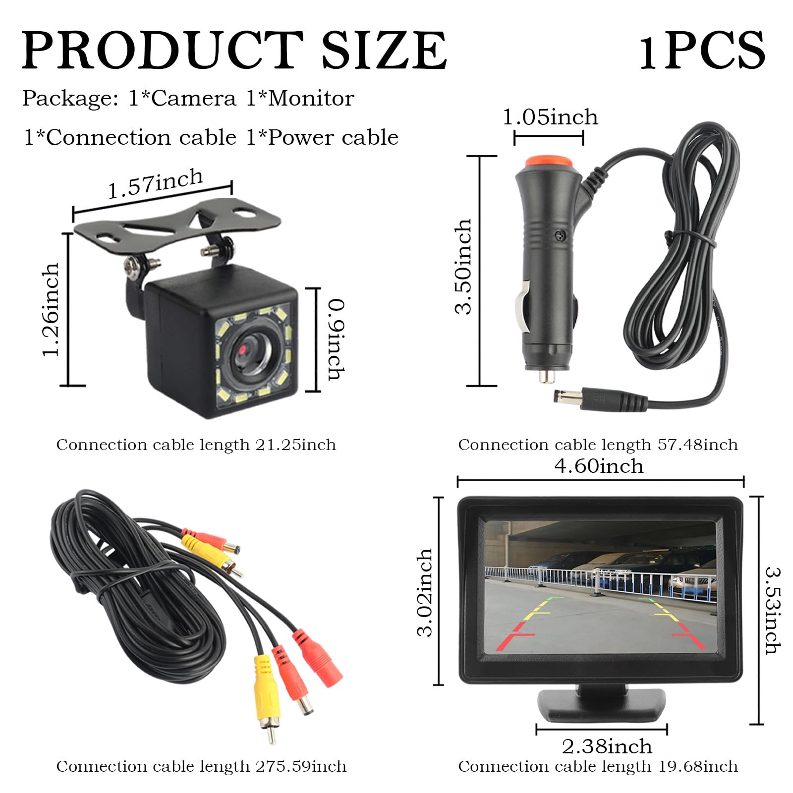 Backup Camera - Night Vision wired