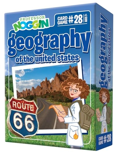 Professor Noggin's Geography of The United States - Trivia Card Game