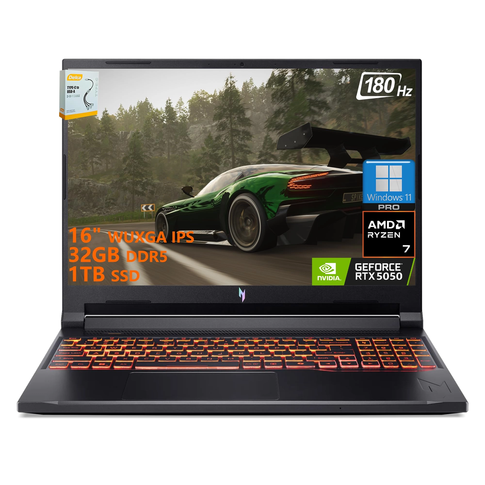 Nitro V 16S AI ANV16S - 16'' Ryzen 7 32GB DDR5 1TB SSD