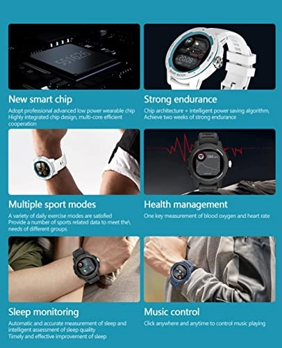 Mars 2 - 1.4" full touch screen IP68 Heart Rate Monitor