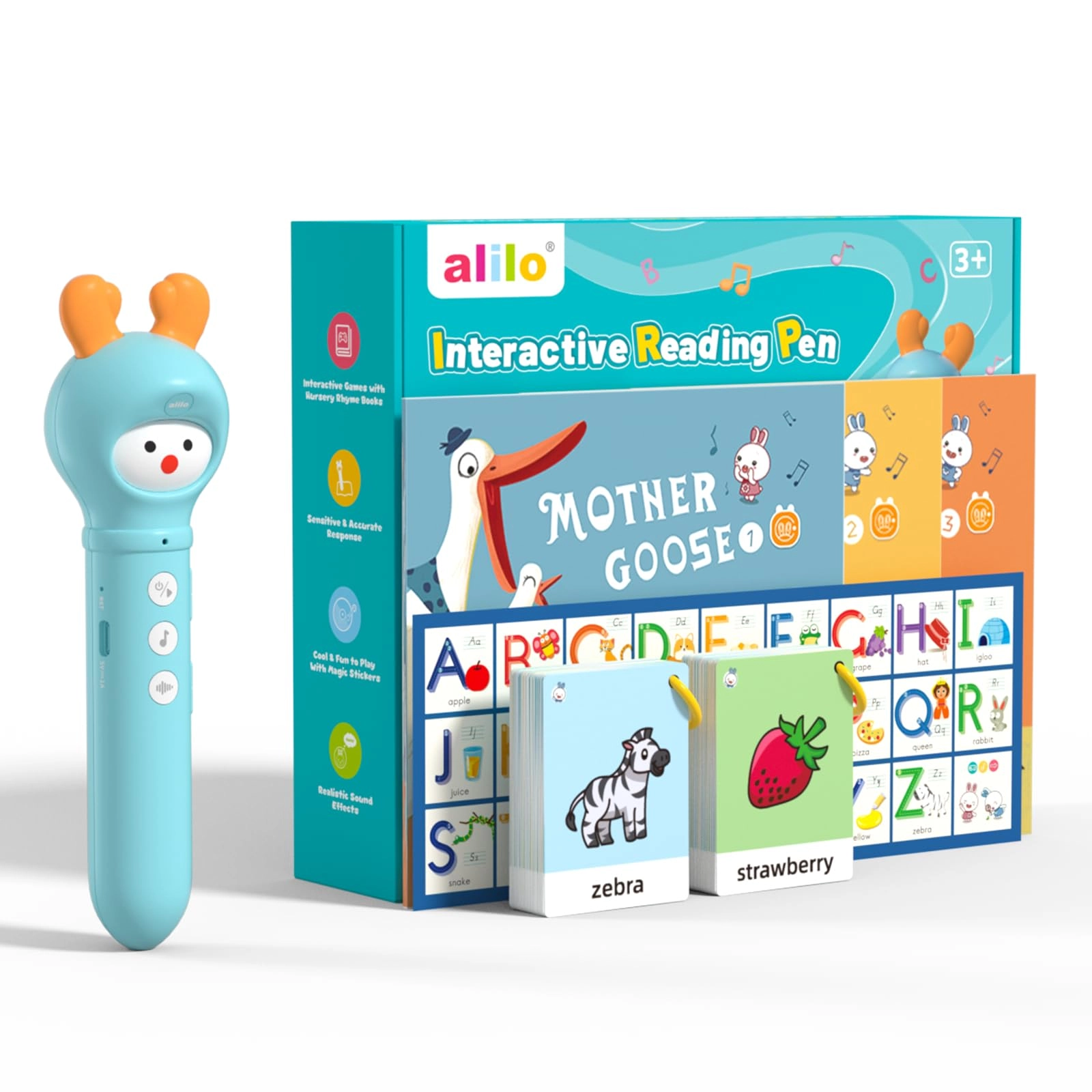 alilo Pen Books Sets D3C Alphabet - 3 years to 6 years+