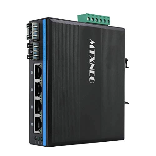 6 Port Gigabit Industrial Fiber Optic Outdoor Switch