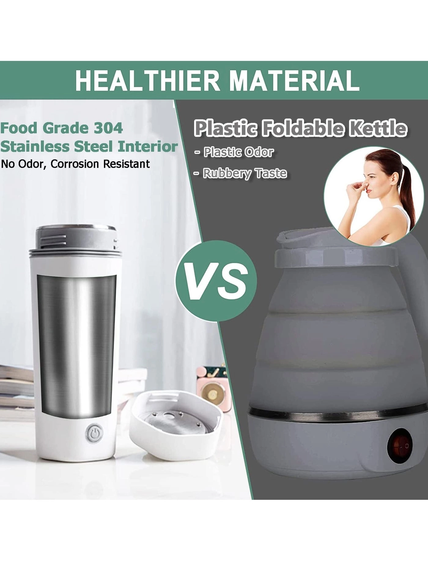Portable Travel Electric Kettle