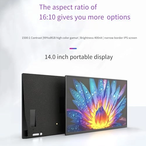 Dual screen portable monitor - 14 Inches 1920*1200